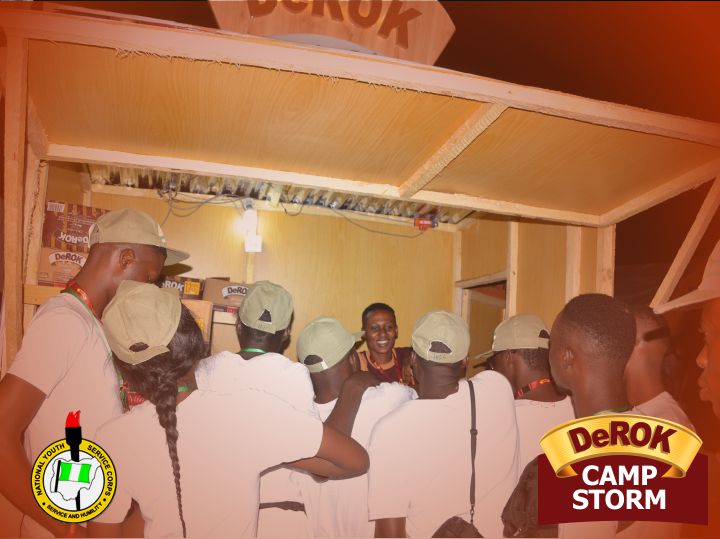 DerokNigeria's tweet photo. DeRok Storms NYSC Camp Osun State. #nysc #ogunstatecorpers #derok #derokcampstorm https://t.co/RG5A59pFD9