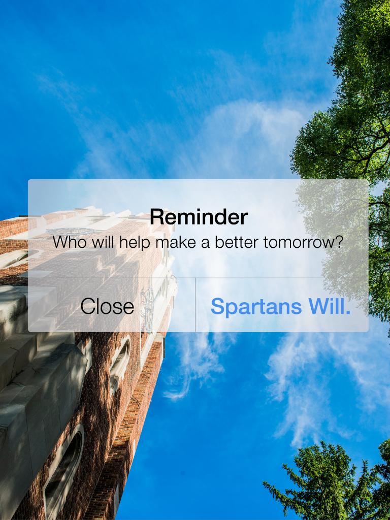 michiganstateu's tweet photo. It's #GiveGreenDay! Every gift made today empowers #Spartan students. https://t.co/XYIS5JFKrh https://t.co/FuK137n5tn