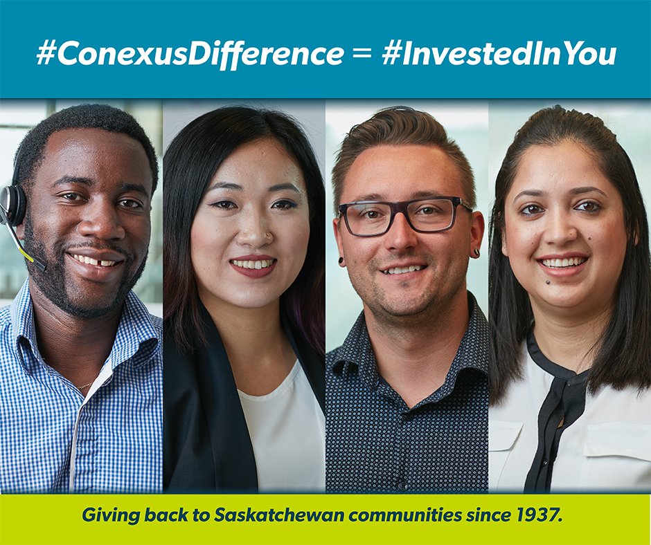 Conexus_CU's tweet photo. When you choose Conexus, you're not only putting your own financial well-being first, you're helping us support non-profit and charitable organizations across Saskatchewan. 

Check out a few of our partner stories at https://t.co/QBcr8op5Cv to learn more. #ConexusDifference https://t.co/ndRKG3as5L