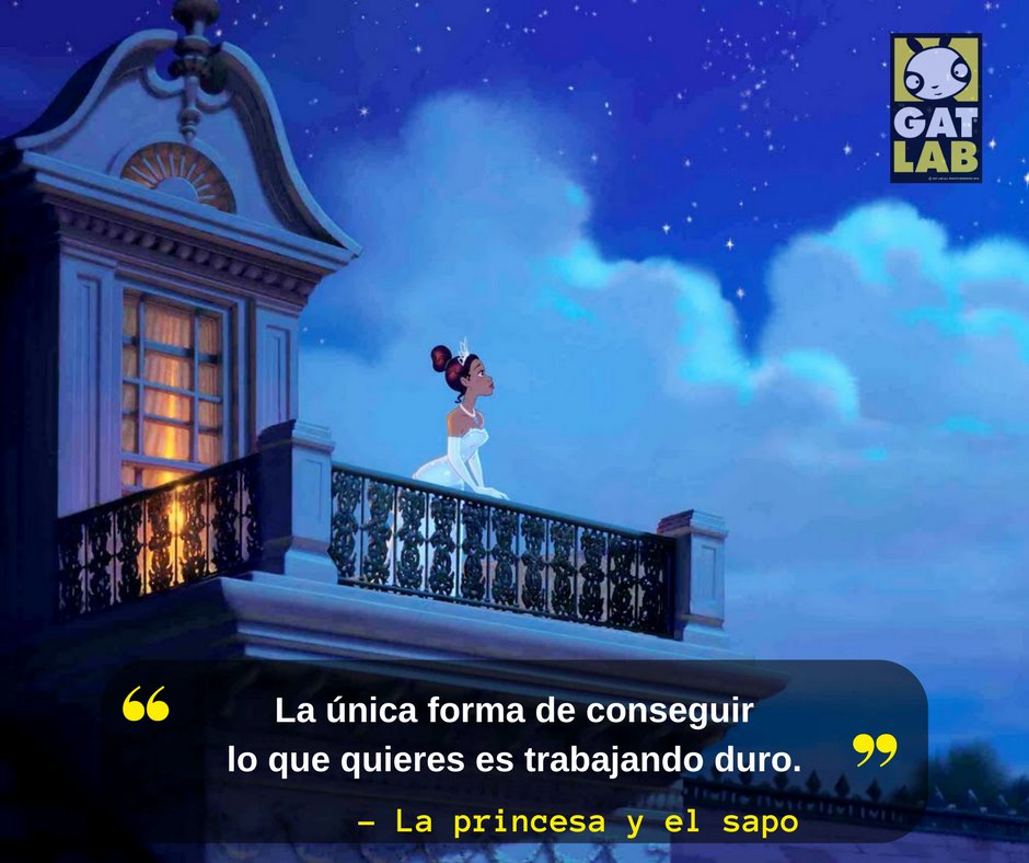 GatLabAnimation's tweet photo. ¡Buenos días comunidad #GatLab!
Comencemos el día con una #Quote de #LaPrincesaYElSapo
#Animación #Educación #Escuela https://t.co/odHI2qHwKI