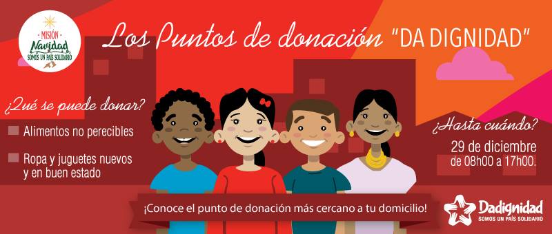 ParticipaMIES's tweet photo. 🇪🇨¡Somos un país solidario! Ingresa a ➡ https://t.co/8lbGENLewk y entérate donde puedes entregar tus donaciones. #MisiónNavidad🎄 #DaDignidad Iván @IvanEspinelM https://t.co/5aQsPn8yTY