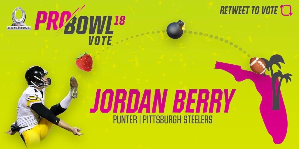 vaynersports's tweet photo. RT to show some love and to vote in Jordan Berry for the Pro Bowl!! @jberry_4 #ProBowlVote https://t.co/fMx7Ig5q1j