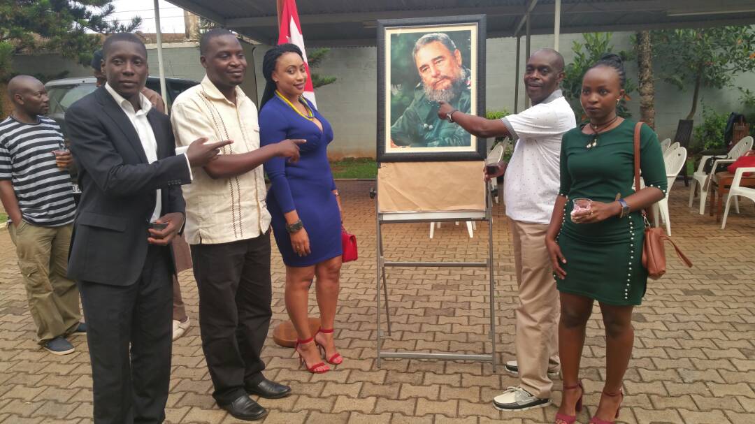 AYMUganda's tweet photo. Over the weekend, we joined other Cubans in celebrating one years since the demise of Commandante #FidelCastro @EmbacubaUganda https://t.co/upGQUf5igA