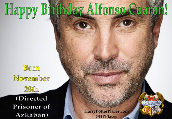 Happy Birthday to Alfonso Cuaron! 