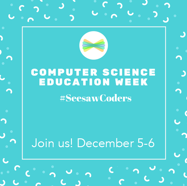 Seesaw's tweet photo. Visit https://t.co/lqELsa3w4x to get the most out of our resources and programming during Computer Science Education Week! #HourOfCode #GirlsWhoCode #SeesawCoders https://t.co/QQKHt6J9sj