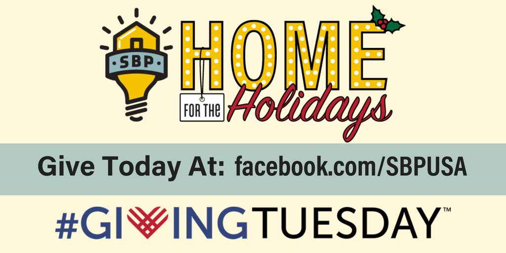 SBPLiz's tweet photo. Donations made to @SBPUSA via our Facebook page today - #GivingTuesday - will not incur fees and will be matched by the @gatesfoundation. Give today and multiply your impact to help disaster impacted families return home! Go to https://t.co/Ux2eXfvOHr https://t.co/OfsenWtKCG