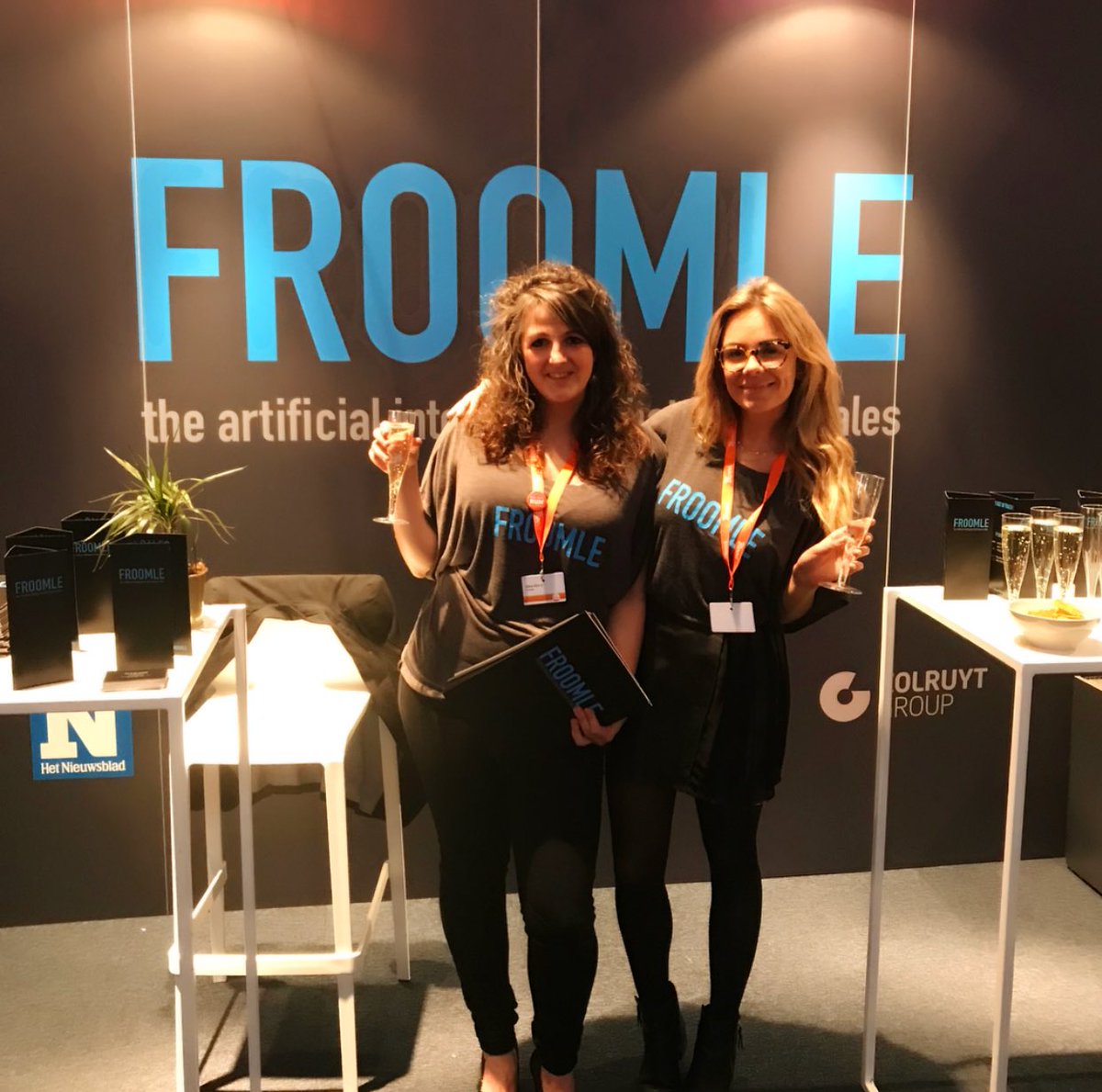 Cava staat koud op de FROOMLE stand ! #cd17 #froomle #ai #ConversionDay