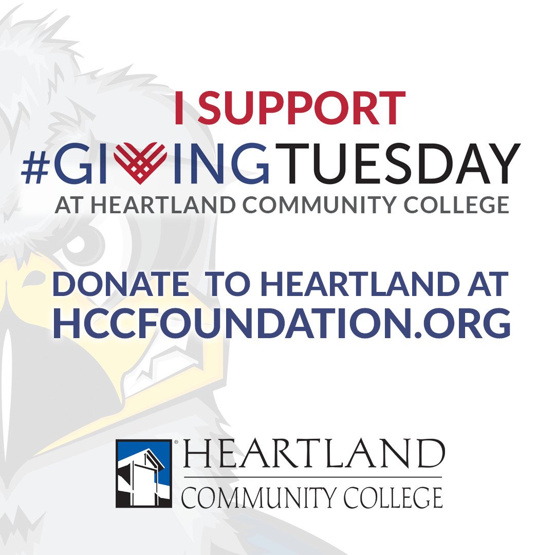 Today on Giving Tuesday, please consider making a gift to support scholarships at <a href="/Heartland_CC/">Heartland Community College</a> . A generous donor has upped the ante this year - if we get at least 25 donors to make a gift by noon, they will match the donated funds up to $500.