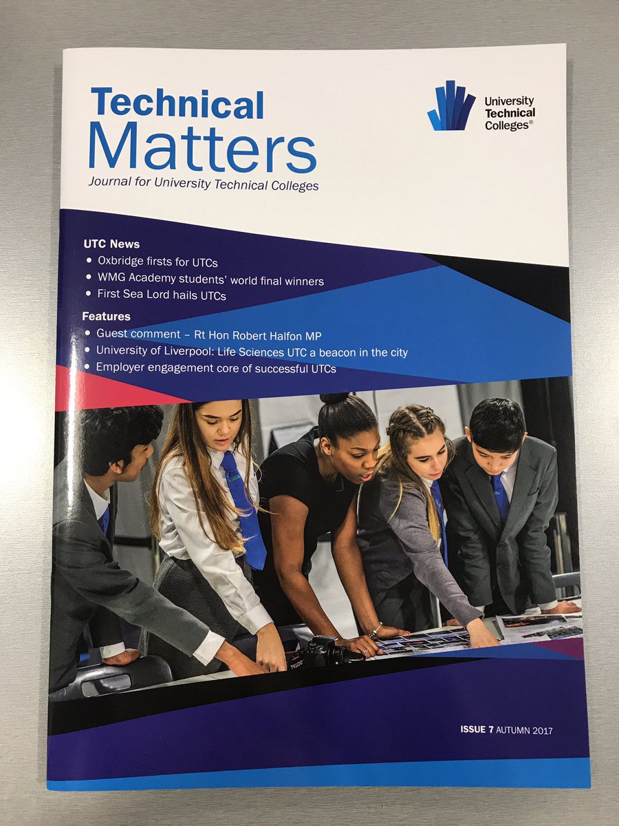 UTCMediaCityUK's tweet photo. Our #livebrief work with @eagle_labs_sal has been featured in the latest edition of #TechnicalMatters @UTColleges journal!
We are so proud to have fantastic #employerengagement here at @UTCMediaCityUK and we cannot wait for "Create • Build • Code"! https://t.co/GTnwwsV5lD