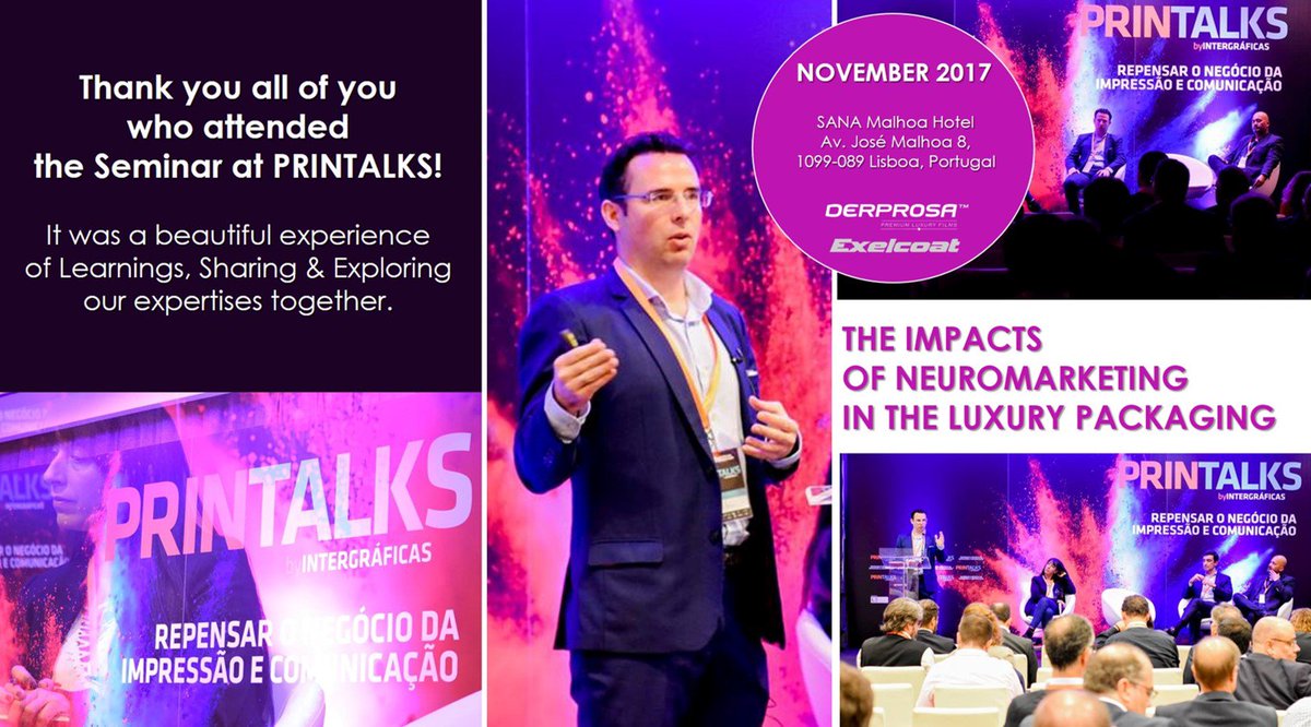 DerprosaFilm's tweet photo. Thank you all who attended the PRINTALKS Seminar. We hope you had a wonderful learning experience! Stay tuned for upcoming events https://t.co/XyxRM7bQoD
#Printalks #Intergraficas @Intergraficas #neuromarketing #neuroscience #Packaging #PRINTING #print #seminar #luxury https://t.co/80L6mCCtXQ