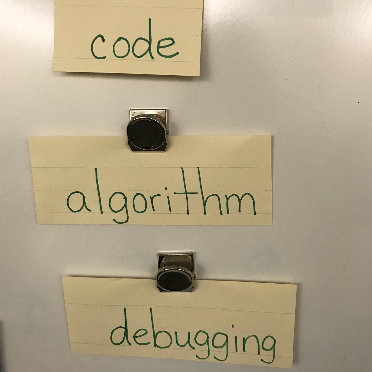 2mackattack's tweet photo. Lions and tigers and Bears? OH NOOO!! Coders and Programmers and Wizards, OH MY!! Kindergarteners learning to CODE using BIG vocabulary in a small, playful way! Amazing kids...and they are loving it! #movingrobots @HowellTwpGrnvl https://t.co/Sd3eUpmaxg