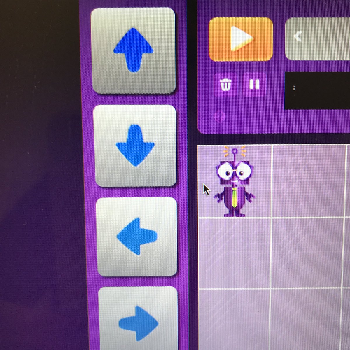 2mackattack's tweet photo. Lions and tigers and Bears? OH NOOO!! Coders and Programmers and Wizards, OH MY!! Kindergarteners learning to CODE using BIG vocabulary in a small, playful way! Amazing kids...and they are loving it! #movingrobots @HowellTwpGrnvl https://t.co/Sd3eUpmaxg