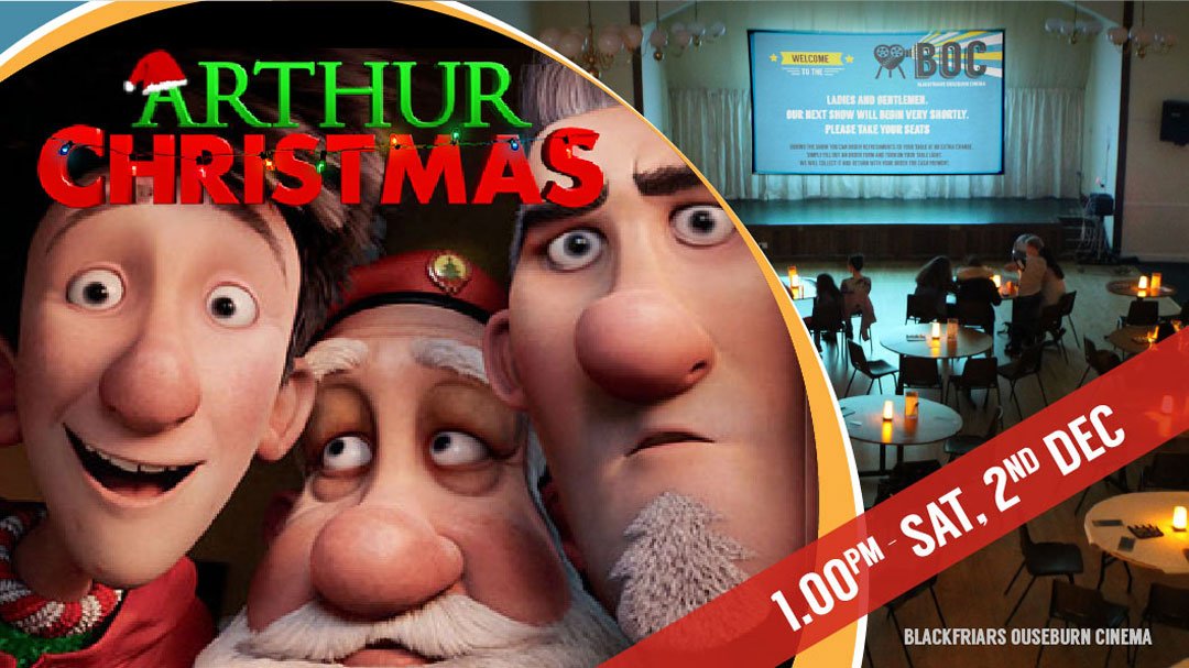 BOCNewcastle's tweet photo. Just a few days left to get your tickets for the first of our two festive film days! 

Sat 2nd Dec
1.00pm: Arthur Christmas
4.00pm: It's A Wonderful Life - Hot Drink &amp; Mince Pie
8.00pm: The Muppets Christmas Carol -Sparkling/Mulled Wine &amp; Mince Pie

Book @ https://t.co/YrhV1twb6w https://t.co/PvCSUjuVrD