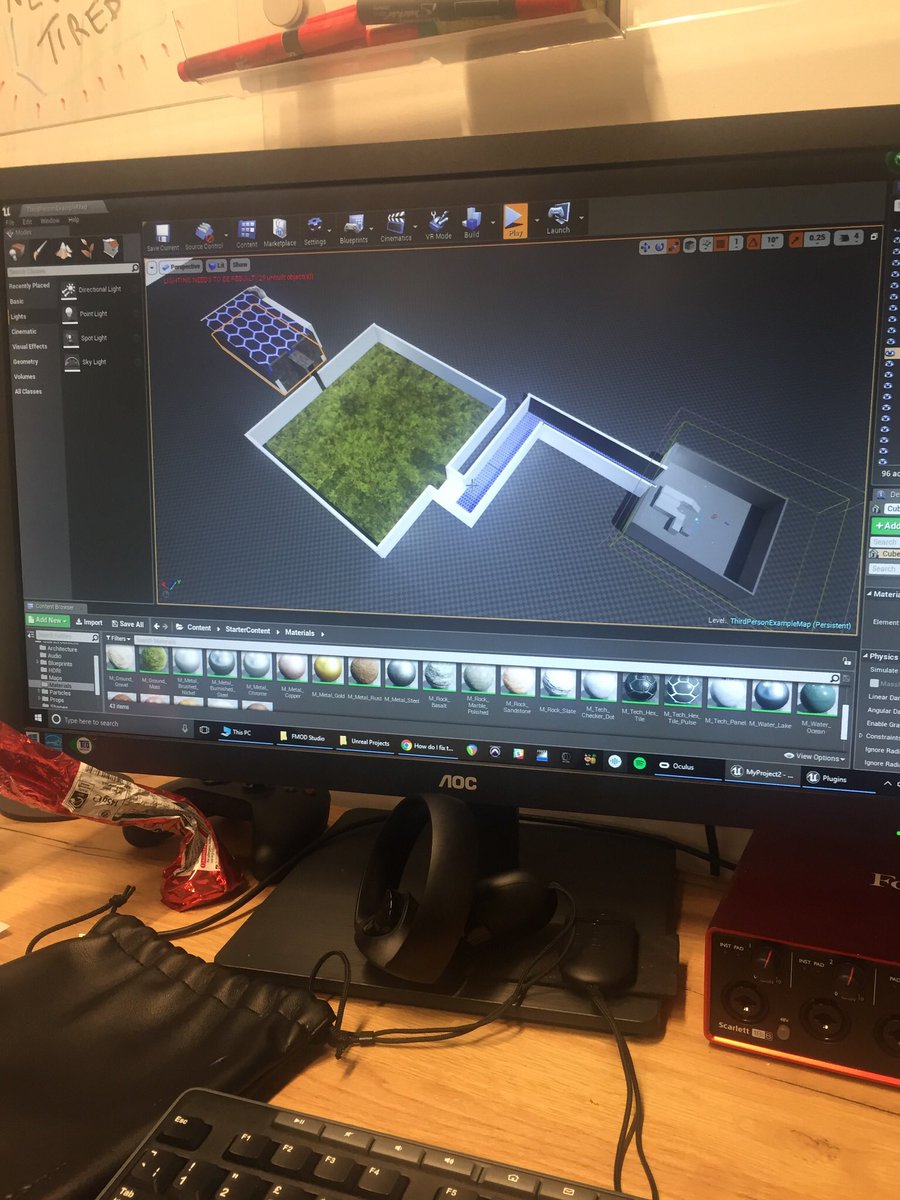 FenderBee's tweet photo. Building my interactive audio project, Yo! 

#gameaudio #UE4 #indiegameaudio #SoundDesign #Fmod https://t.co/BNIadBpAXv