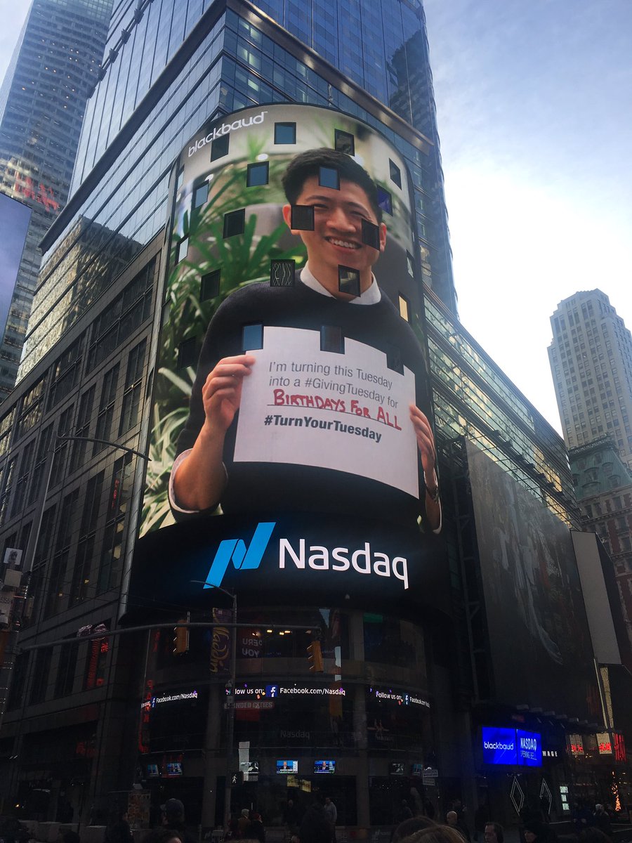 MikeGianoni's tweet image. Good is taking over Time Square! I love seeing so many ways @blackbaud customers, partners, and employees are celebrating #socialgood this #GivingTuesday