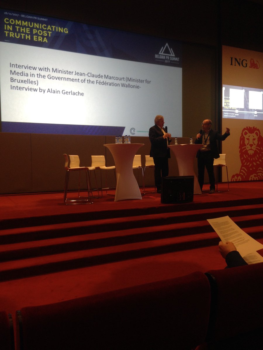 Let's take a new start with <a href="/jcmarcourt/">Jean-Claude Marcourt</a> Minister for Media in the Government of the Fédération Wallonie-Bruxelles interviewed by @alaingerlache #BEPR17