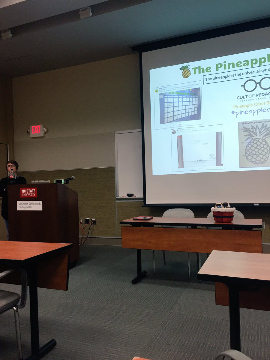 Nathalie_Ludwig's tweet image. Convergence day 2 is off to a great start! Sharing about building school community with the #pineapplechart #wzrdpd #wonderwake