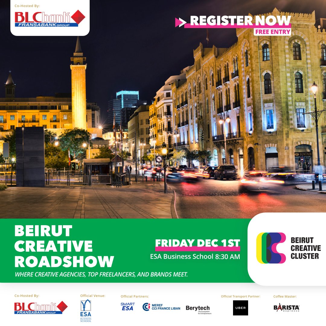 As part of its commitment to supporting #SMEs, #BLCBank is proud to co-host of the <a href="/beirut_cc/">Beirut_CC</a>, the biggest forum for interactive and creative industries in #Lebanon. BLC Bank will be running a special “360-degree Solutions to SMEs” panel and will offer financial advisory.