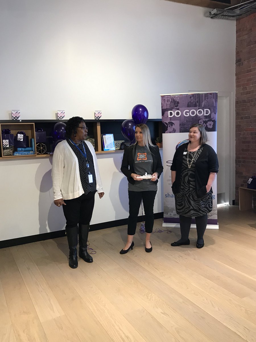 shareclt's tweet photo. @TechTalentSouth is awarding a code-immersion scholarship to Jessica through the @CMLibFoundation for #GivingTuesdayCLT https://t.co/vVw4cBhjzT