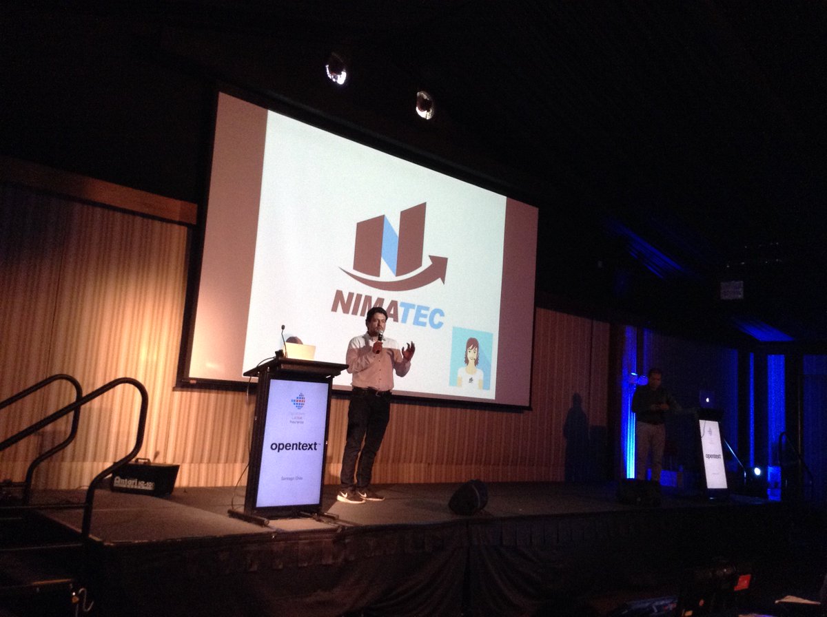 DigitalBankLA's tweet photo. En este momento se presenta la #Startup @_nimatec en el #DigitalBankInsurance https://t.co/pKVAJSNDCn