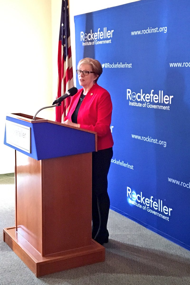 NYSDOLCommish's tweet photo. Thrilled to be discussing the state of labor in NY today at the @RockefellerInst! #NYLaborWorks https://t.co/uYXBwwGLun