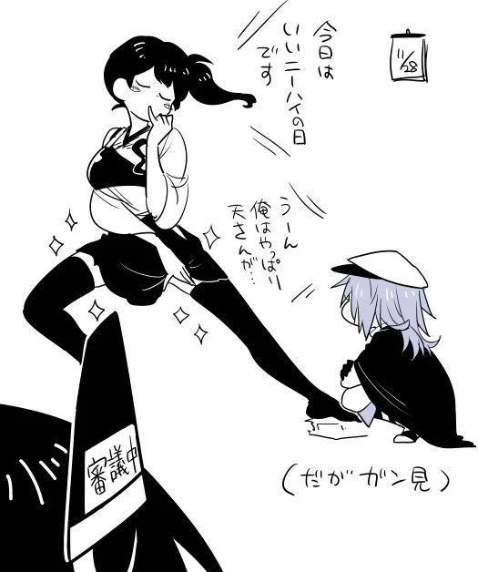 RJちゃんに回避されたのでキャプテンで遊ぶ加賀さん 