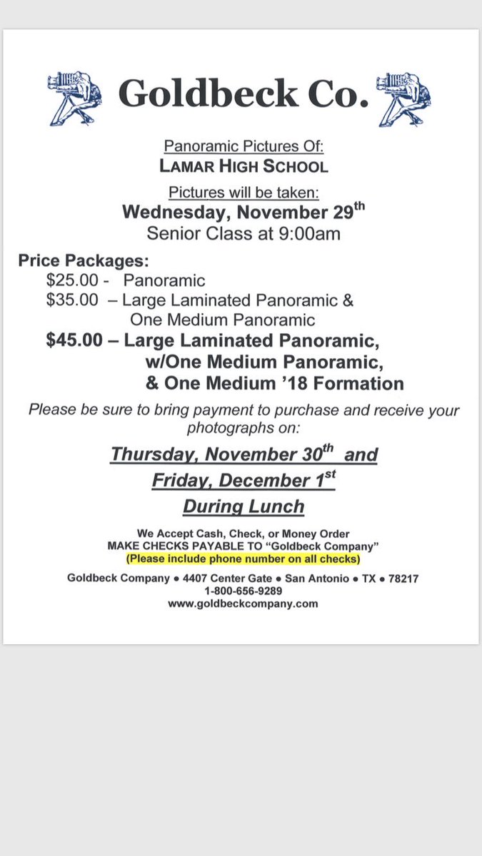 ‼️SENIOR PANORAMIC INFO‼️