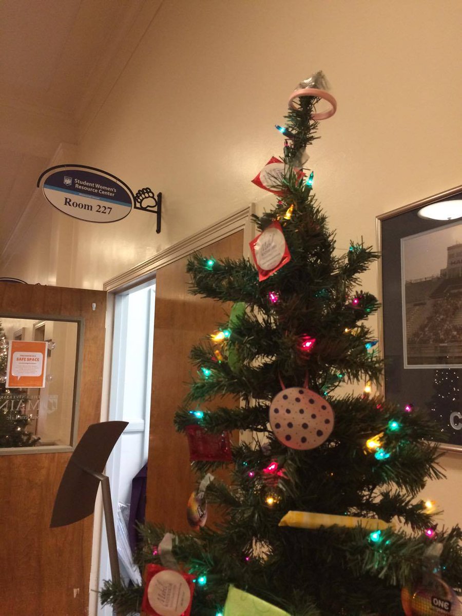 WRCUMaine's tweet photo. It's Christmas outside our door! #resourcetree https://t.co/V4U5BIo9ir