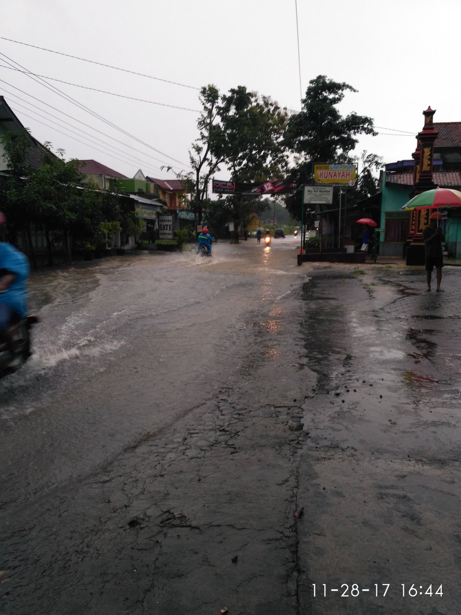 Dawung arah kalicangak sore td, semoga lekas surut
