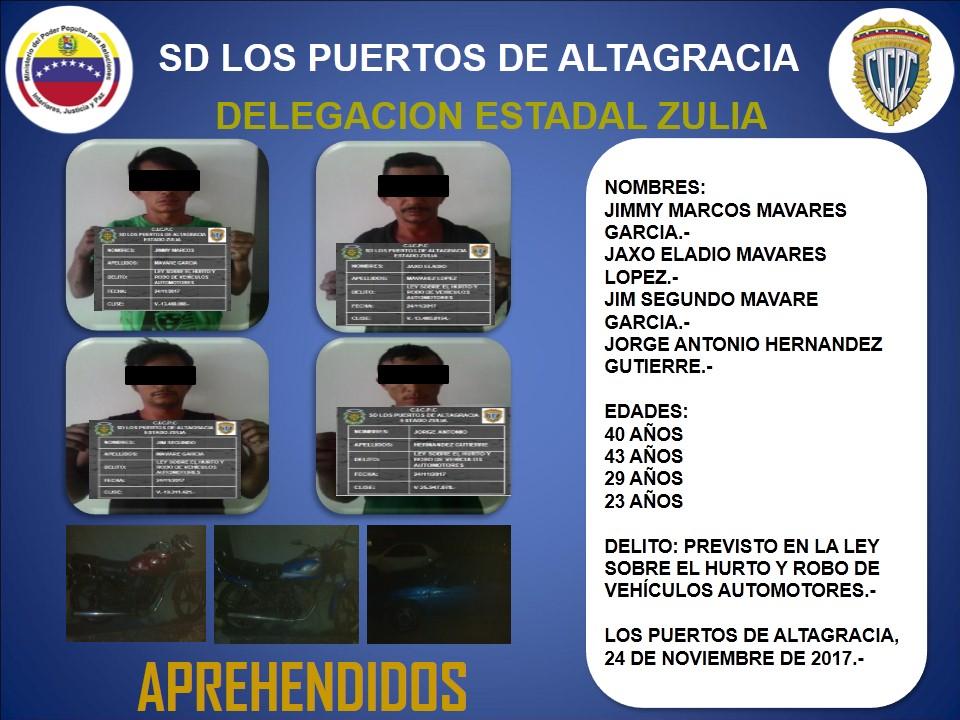 #CICPCZULIA Mediante Investigaciones de Campo se logra la desarticulación de la Banda "Los Picadores" <a href="/dgonzalezf13/">C/J Douglas Gonzalez</a> <a href="/HendrickGonza12/">Hendrick Gonzalez</a> <a href="/DouglasRicoVzla/">Douglas Rico</a> @Rl18678