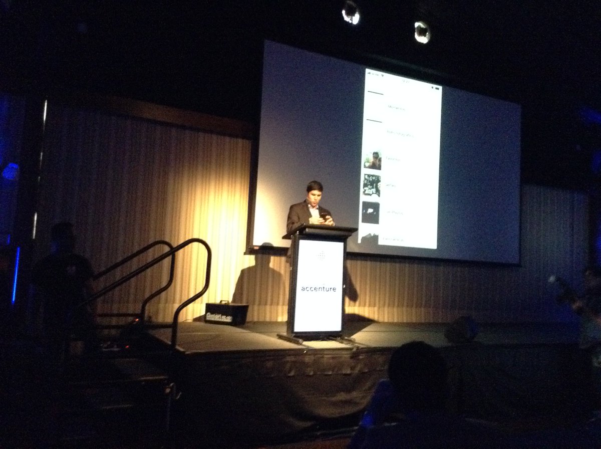 DigitalBankLA's tweet photo. En este momento #TCG sobre el escenario del #DigitalBankInsurance https://t.co/ZbUFLroSP1