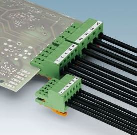 JimDunbarPxC's tweet photo. No room for a header or pin strip on your PCB?  No problem!  Connect directly to your PCB with the ZEC line of connectors from @phoenixcontact.  Available in 3.5, 5.0 and 7.5 mm centerline spacing, the ZEC connector also has a latch to secure it to the PCB once mated. https://t.co/L7WKBbTpPl