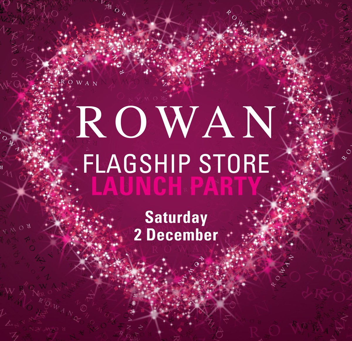Join us for the launch, Rowan goody bags for Rowan customers
