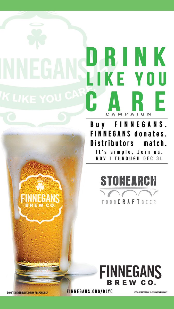 StoneArchMSP's tweet photo. And if you are not hungry this #GivingTuesday why not grab a @FINNEGANS instead! #DLYC https://t.co/NdHftg0Wk7