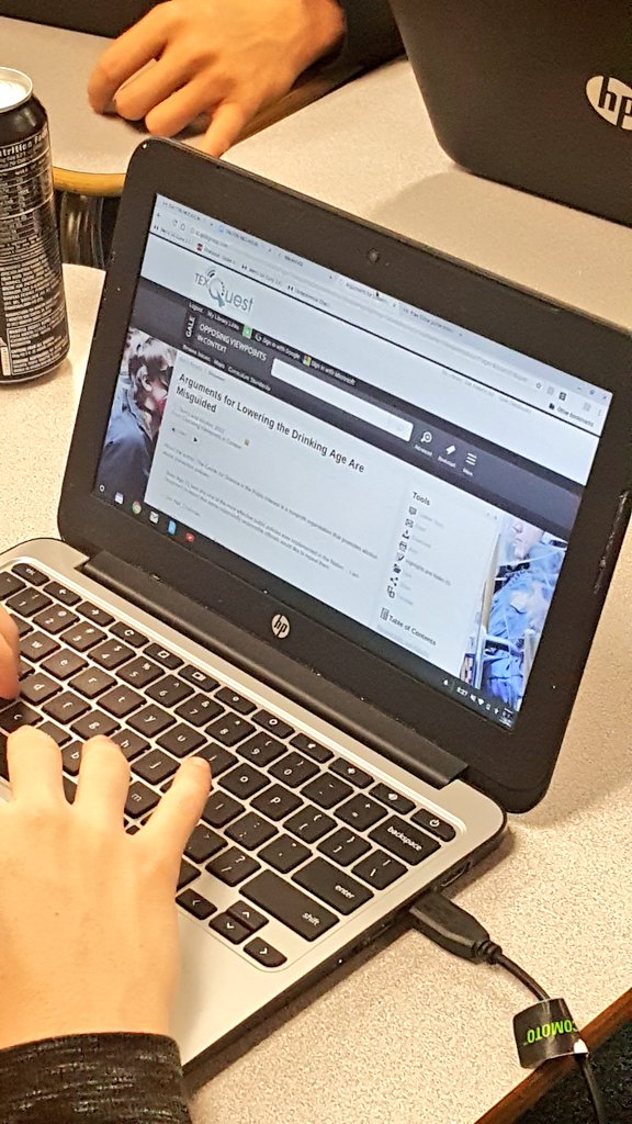 wetzelke83's tweet photo. The Great Debates research is underway in Room 105! Can't wait until next Monday. #vahspride #vahseng2 https://t.co/zn83vYoA7E