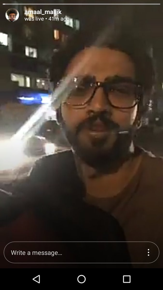 Priyal_krusher's tweet photo. Your today's insta live was Amazinggg @AmaalMallik ππ
*CRAZINESS ON POINT*πΉπ―
#BikeRideFun haha ;)
PS: I never saw you riding bikeπ https://t.co/QJUWL2bt5L