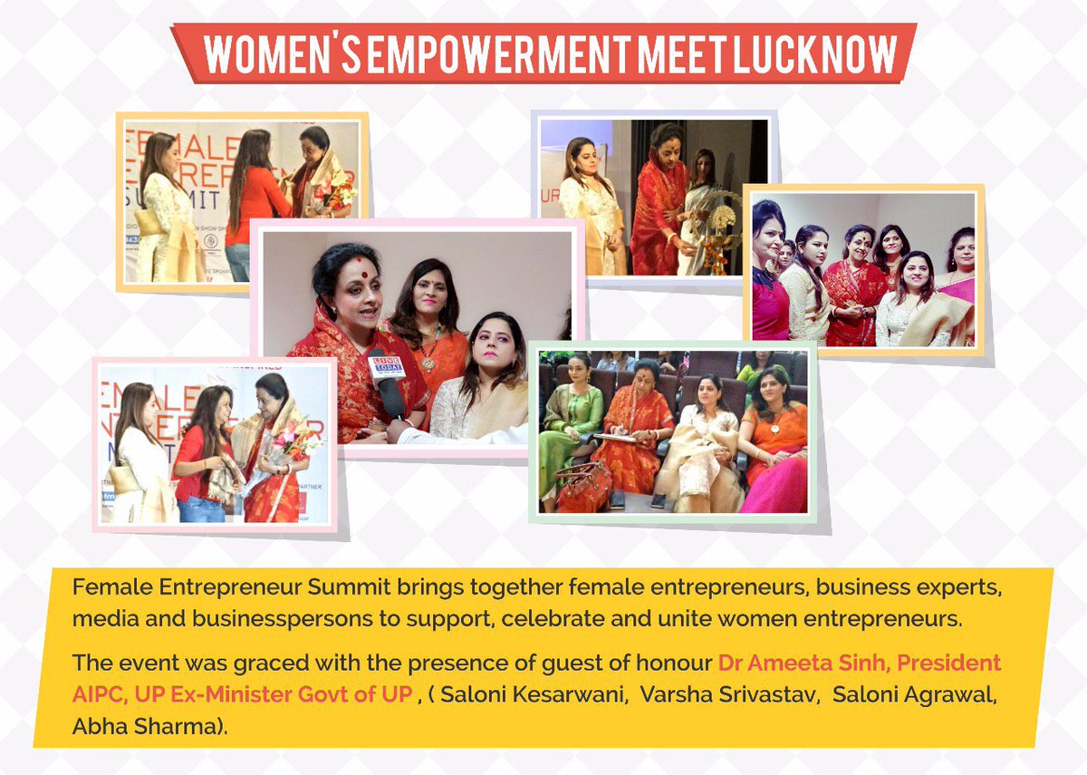ameetasinh's tweet photo. Empowered women empower women..
Women's Empowerment Meet @lucknow
@ameeta_sinh https://t.co/zjjgEz9AUs