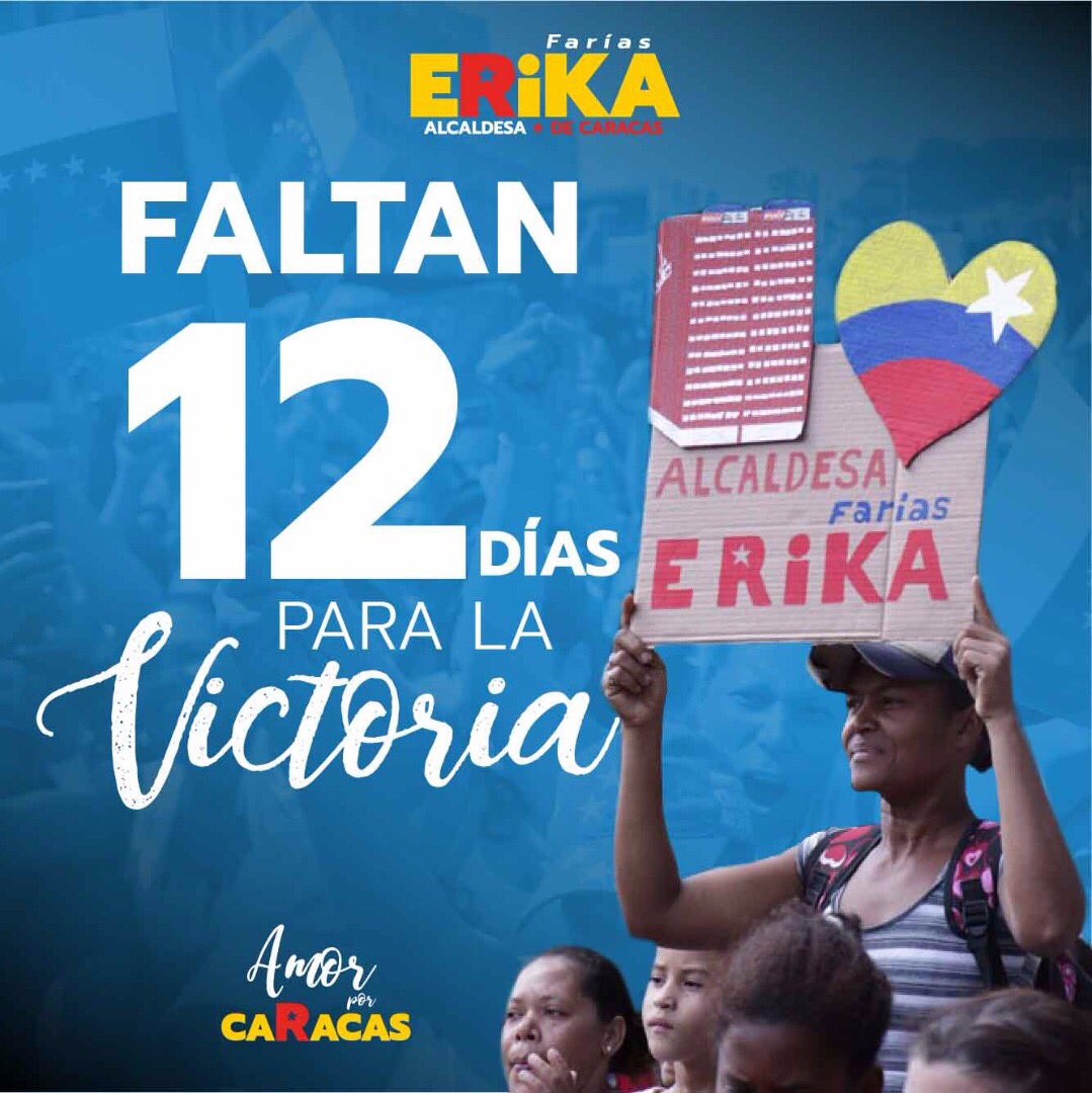 ErikaPSUV's tweet photo. Caracas tiene que ser la Casa del reencuentro, en la que todas y todos podamos trabajar y soñar juntas y juntos, unidos, sin odio, apostando a La Paz y a la sana convivencia, será un símbolo y ejemplo de ciudad. 
Cuento con ustedes para lograrlo, vamos con amor x Caracas. https://t.co/73PefPZe57