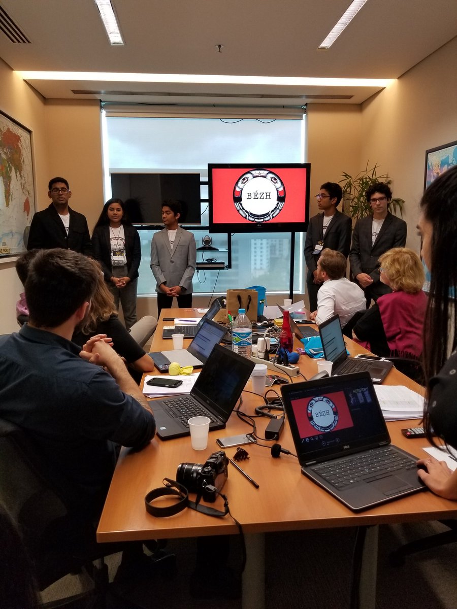 JACO_CP's tweet photo. So proud of @BezhTO - representing #Canada at the @JAAmericas Company of the Year competition in Sao Paulo Brazil! Their social enterprise empowers Indigenous Artists in Canada through their product - #hatswithhistory! #COY2017  🇧🇷🇨🇦 https://t.co/xyfdkrrWH0