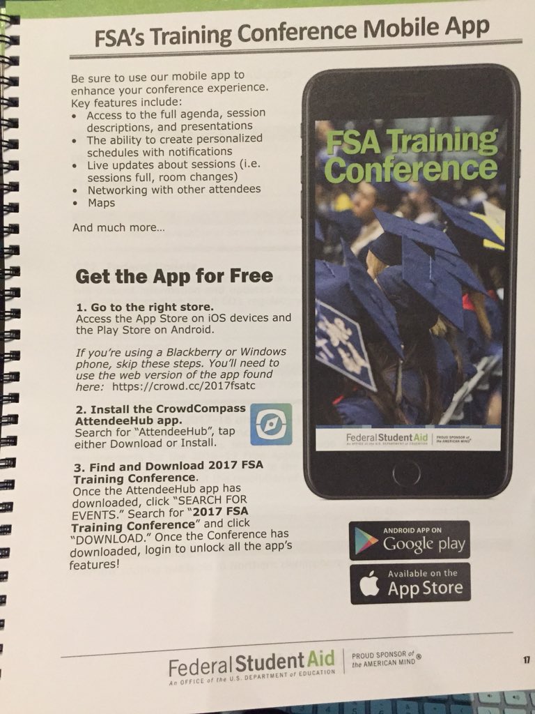 FSA Conferences on Twitter "Download the conference mobile app to make