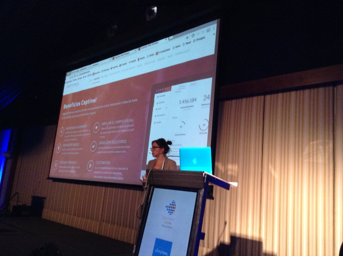 DigitalBankLA's tweet photo. la #Startup #Ceptinel explica su solución en el #DigitalBankInsurance en este momento https://t.co/RXpbOnnfXz