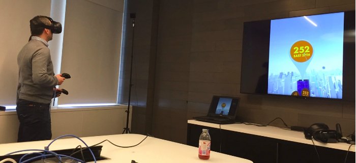 nextretailinc's tweet photo. Aaron getting his demo time in today 👨‍🏭#VR https://t.co/V6Ro6PqxxB