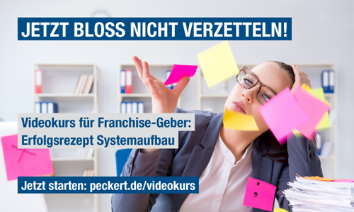 Markenfranchise's tweet photo. Wer ein #Franchise-System aufbauen will, auf den warten eine Menge Aufgaben. Was wann in welcher Reihenfolge zu erledigen ist, ist Thema unseres vierteiligen Videokurses. https://t.co/cVbDphpokG https://t.co/N284XJP5w5