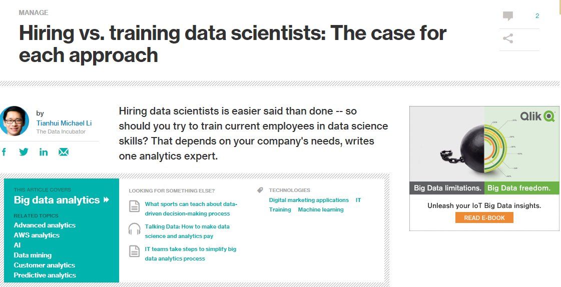 sbellingrathTT's tweet image. #Hiring vs. #training #datascientists: The case for each approach bit.ly/2zeWs3u via @BizAnalyticsTT @thedatainc #DataScience