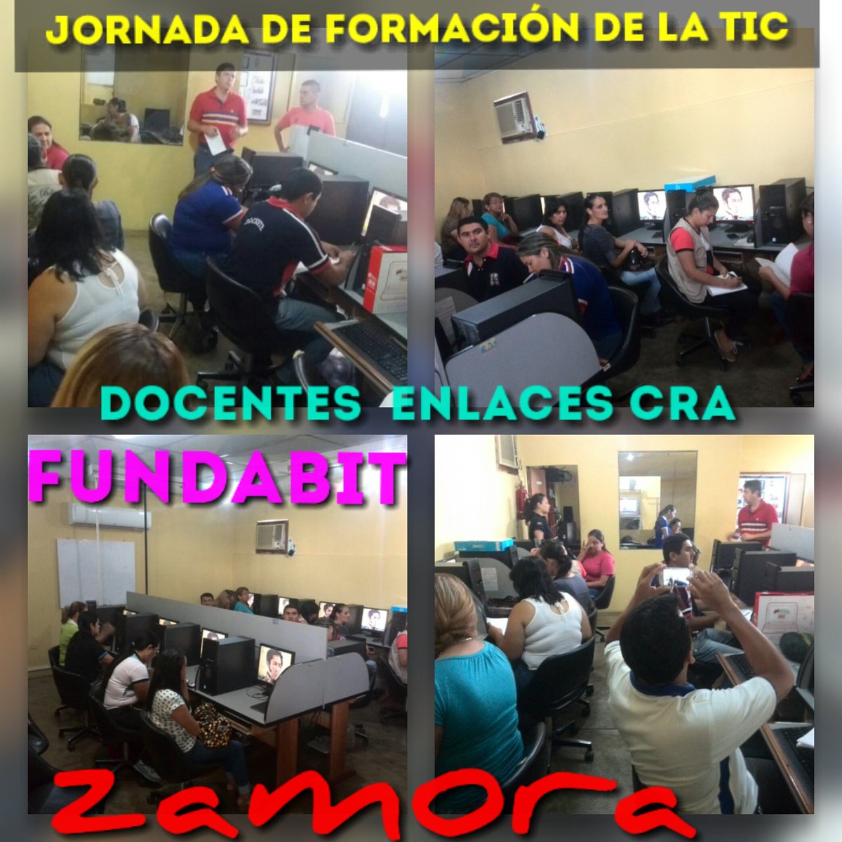 Rodolfo_CRA's tweet photo. Jornada de Formación de las TIC. Fundabit para los docentes Enlaces del CRA Zamora https://t.co/2cox3QnVrf