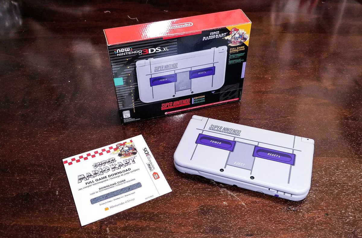 ReggieTECH's tweet photo. Check out my Unboxing of the all new New Nintendo 3DS XL Super Nintendo Edition! A must watch and a collectors must have! 
#Nintendo #Nintendo3DSXLSNESEdition #SuperNintendo3DSXL #SNES3DSXL #LimitedEdition3DSXL #FreeMarioKart #ReggieTECH #YouTube 

https://t.co/DxxXS1Nxhu https://t.co/HCsg4RxAWI