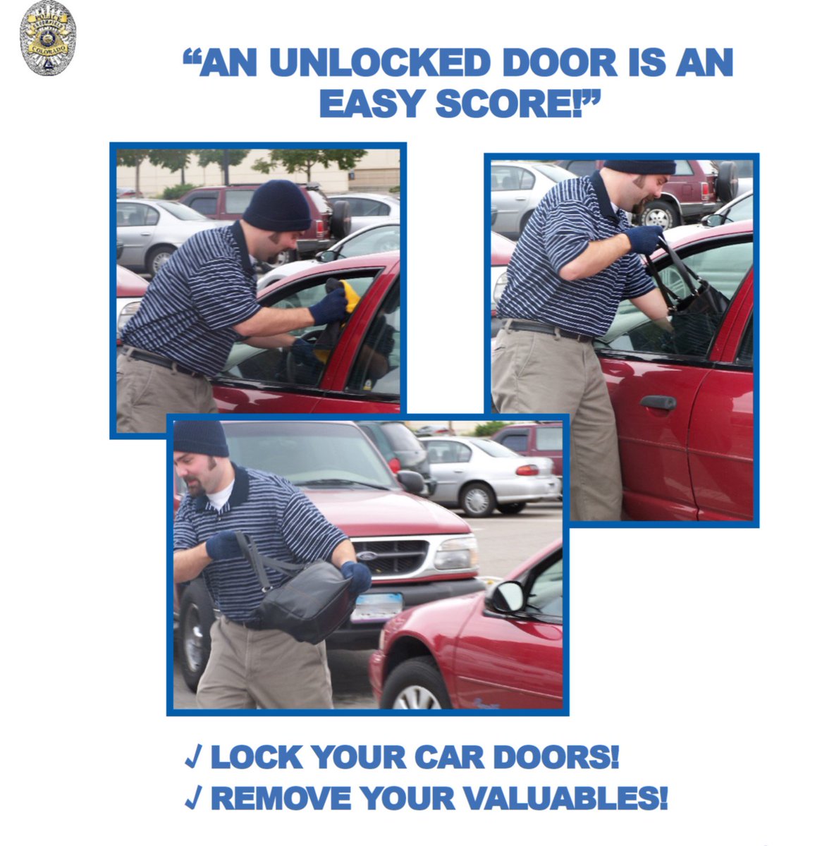 BroomfieldPD's tweet image. Criminal Trespass to vehicles continues to be a local crime that is affecting residents and keeping officers busy with reports; #lockyourcar #removevaluables #helpfightcrime