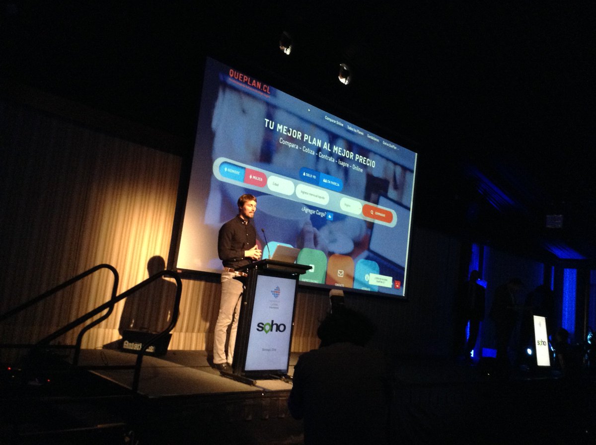 DigitalBankLA's tweet photo. En este momento la #Startup @QuePlanCl hace su presentación en el #DigitalBankInsurance https://t.co/YeOk3qKKci