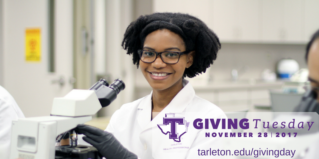TarletonPrez's tweet photo. Today generous, caring people across the world unite to give back to the causes that have impacted them. Choose your cause on #GivingTuesday https://t.co/3UCoSIdOUg