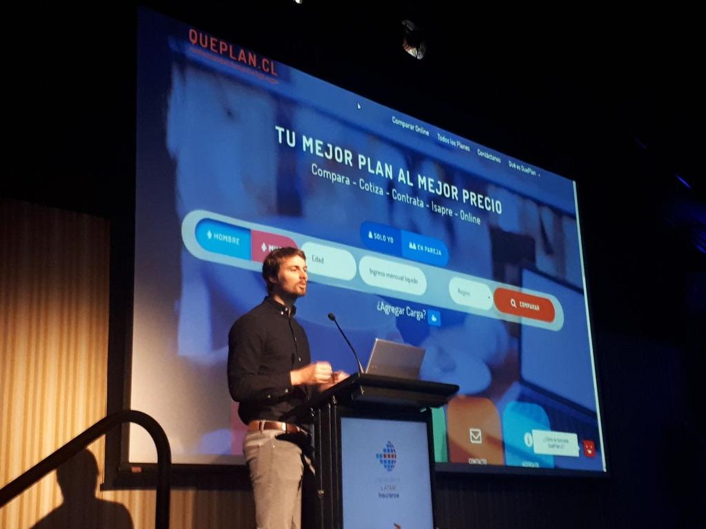 QuePlanCl's tweet photo. Ya estamos presentando @QuePlanCl en #DigitalBankInsurance @DigitalBankLA https://t.co/DbOwaLiNKD